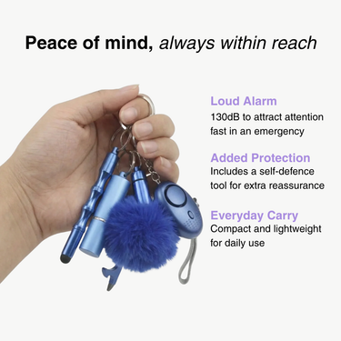 Safebestie Keychain Blue
