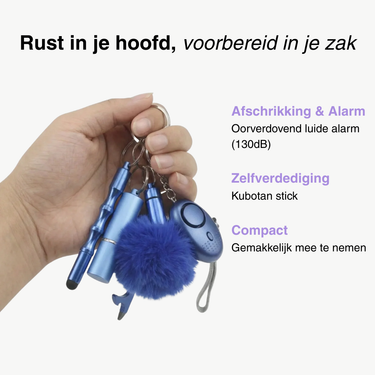 Safebestie Keychain Blue